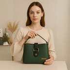 Ring-Buckle Sling Bag