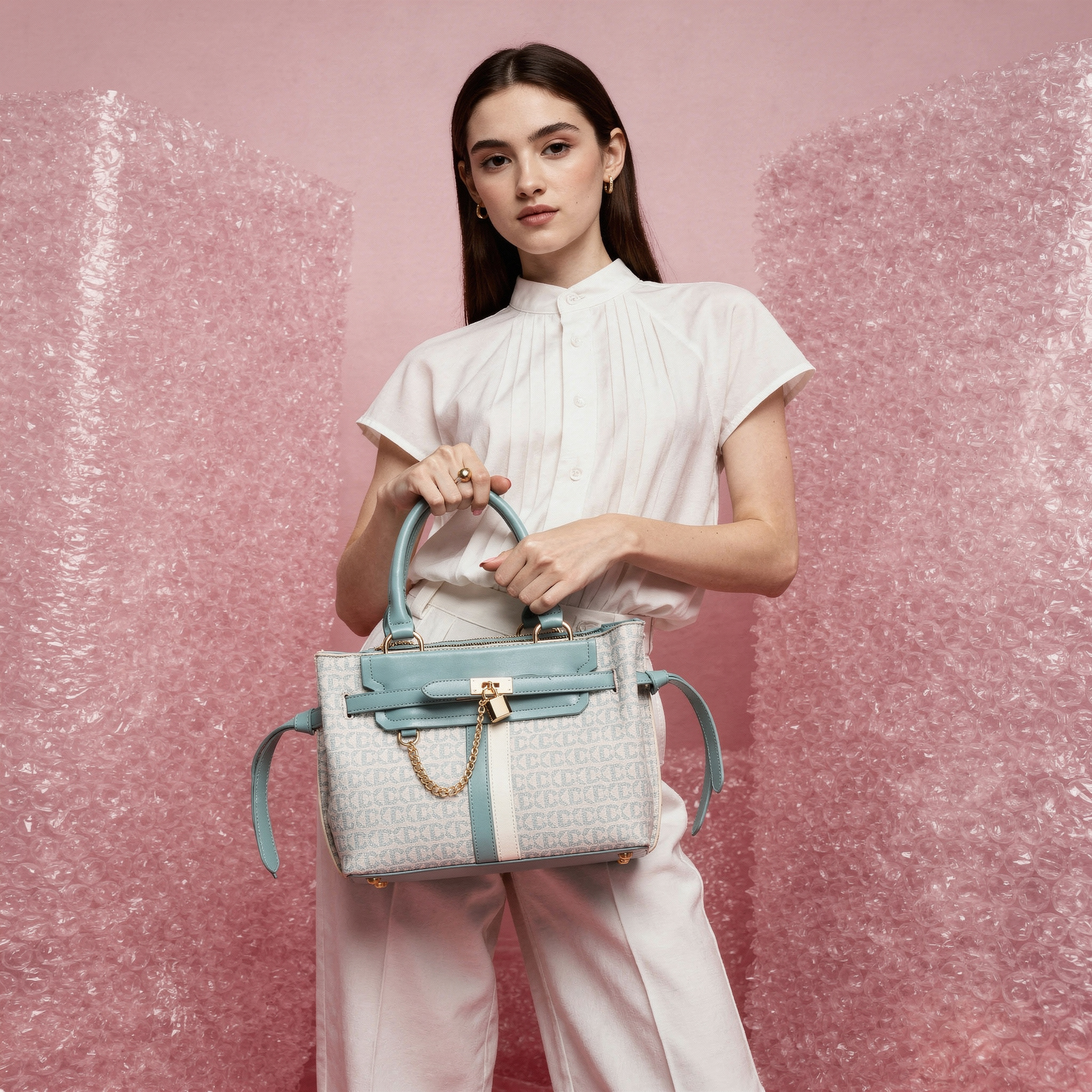 EMPORIO Blue SHOULDER BAG