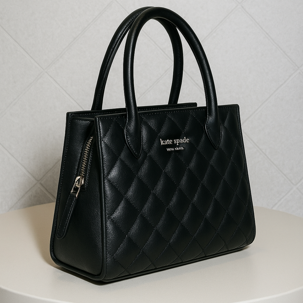 Aurora Luxe Bag Quilted Tote HandBag for Women-Elegant PU Leather Handbag