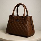 Aurora Luxe Bag Quilted Tote HandBag for Women-Elegant PU Leather Handbag
