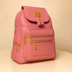 Premium Vegan Leather Backpacks with Gold Detailing – Stylish & Functional