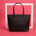 Elegant Black Quilted Handbag for Women