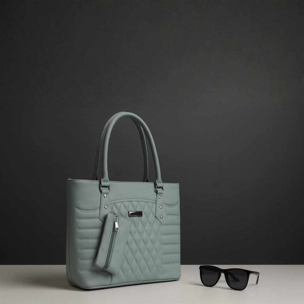 Soft Green Elegant Shoulder Bag