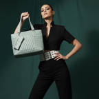 Soft Green Elegant Shoulder Bag