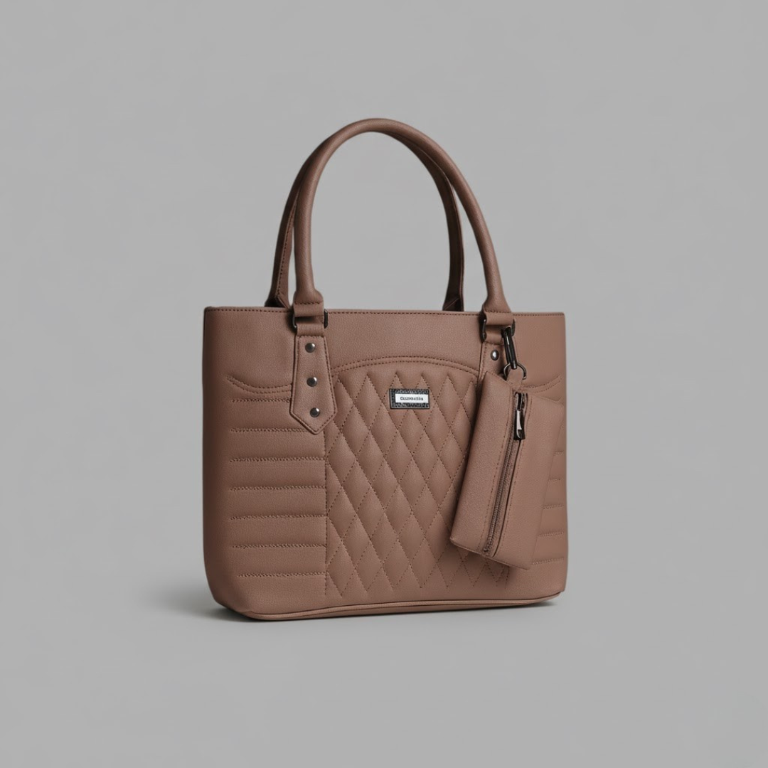 Minimal Tan Everyday Handbag