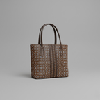 Classic Tan Printed Tote Handbag
