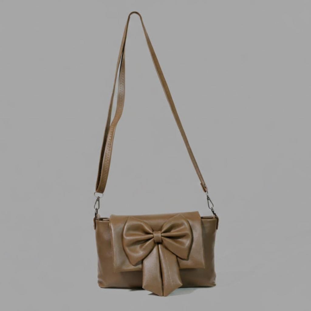 Olive Bow Crossbody Bag
