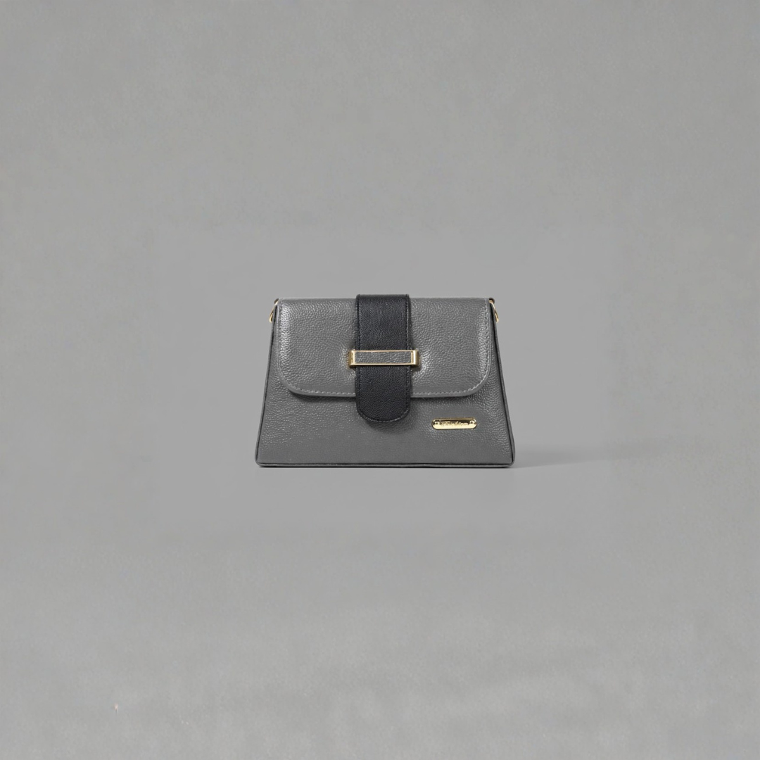 Grey Ladies Mini Sling Bag