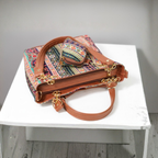 Colorful Ethnic Print Ladies Handbag