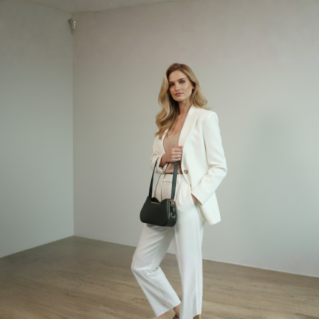 Trendy Green Mini Shoulder Sling Bag for Women