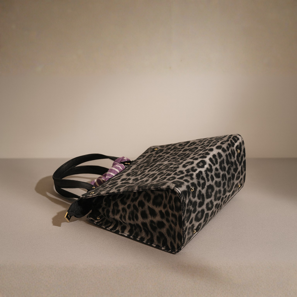 Leopard Charm Handbag