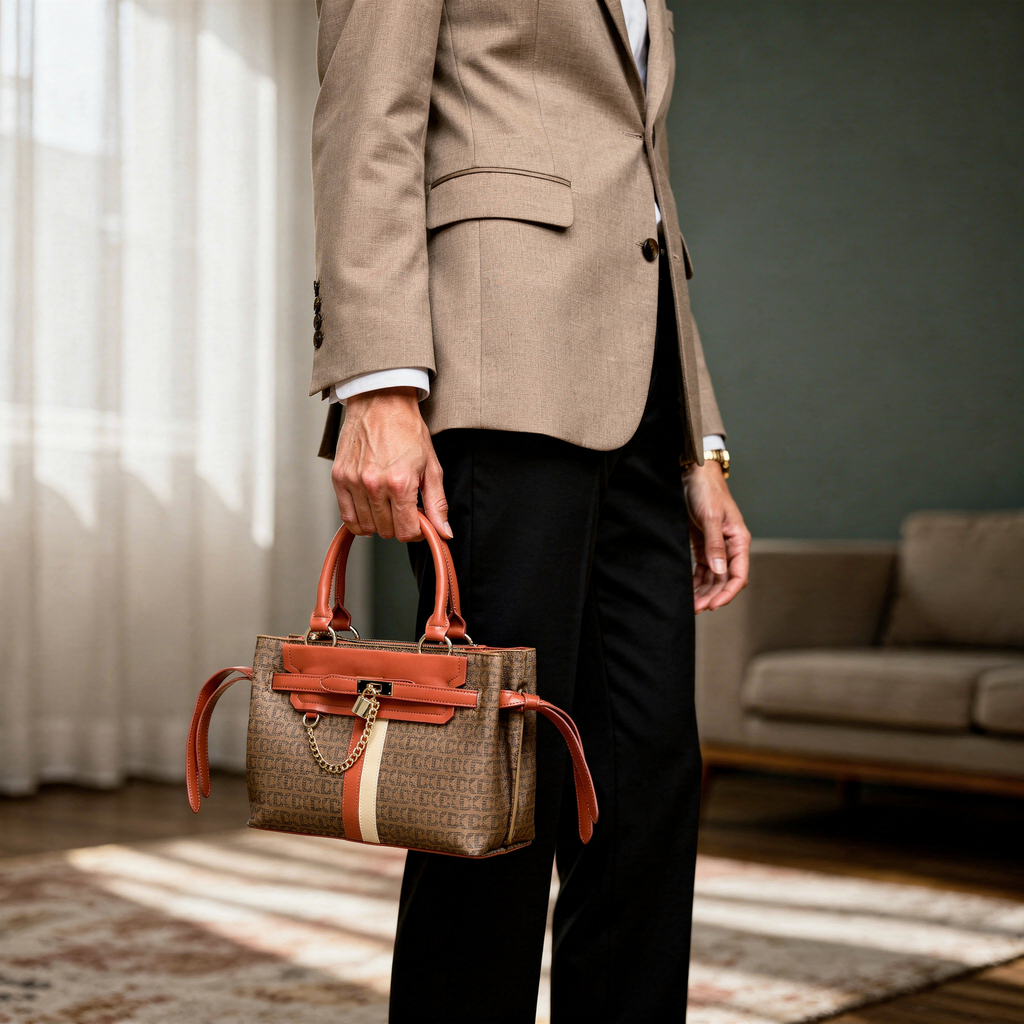 EMPORIO Brown SHOULDER BAG