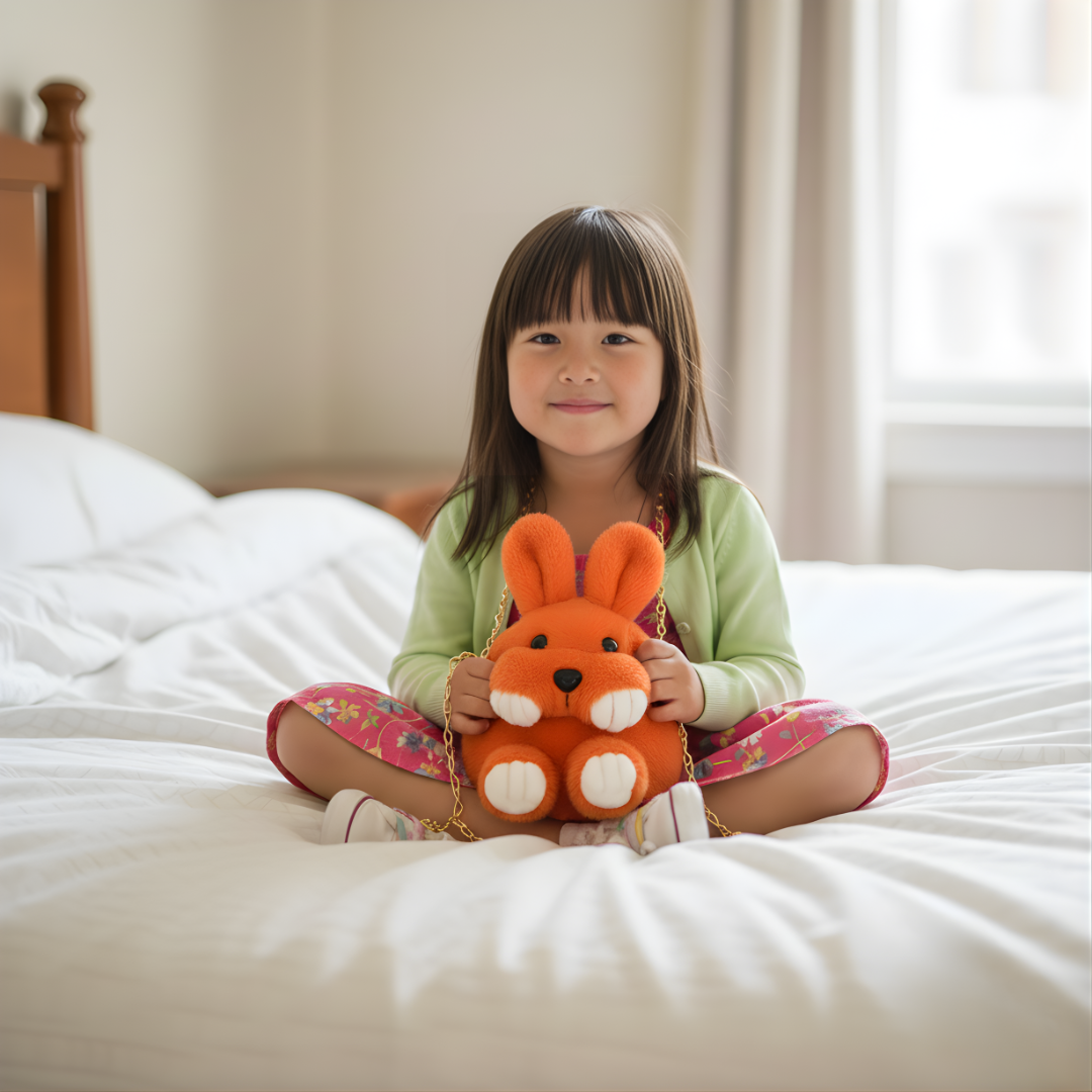 SOFT FUR RABBIT CROSSBODY BAG